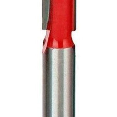 Fresa Reta 8mm Haste 6mm Corte Duplo Para Madeira Tupia